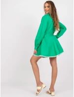 Dámske šaty-DHJ-SK-6801.63P-zelené