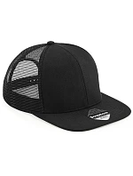 Beechfield B 664 6-panelová čiapka s kšiltom „Original Trucker“ 53.0664 čierna/čierna