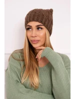 Fleecová čiapka Iwona K221 mocca Fleecová čiapka Iwona K221 mocca
