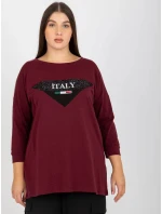 Blúzka VI BZ 2911.82P tmavo fialová Blúzka VI BZ 2911.82P tmavo fialová