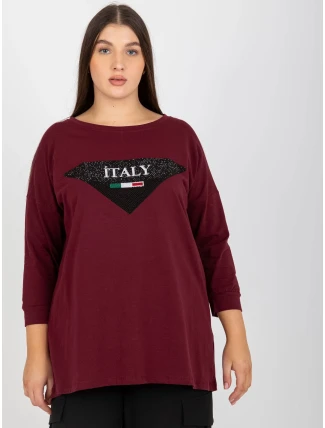 Blúzka VI BZ 2911.82P tmavo fialová Blúzka VI BZ 2911.82P tmavo fialová