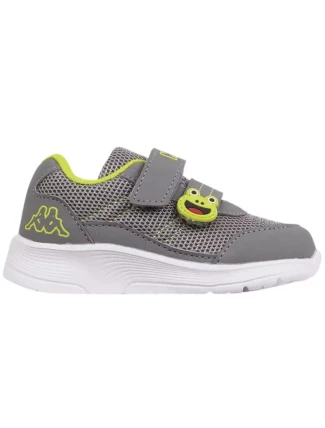 Detská športová obuv Jr 280024M 1633 Grey-white-green - Kappa Detská športová obuv Jr 280024M 1633 Grey-white-green - Kappa
