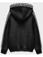 Čierny prehoz cez oblečenie ála alpaka s kapucňou (B6001-1) Čierny prehoz cez oblečenie ála alpaka s kapucňou (B6001-1)