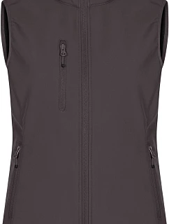Clique Classic Softshell Vest W Dámska 3-vrstvová softshellová vesta 67.0916 tmavošedá