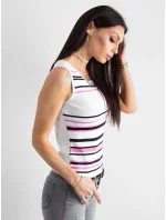 Dámsky top AT TP 5038.28P biely a ružový