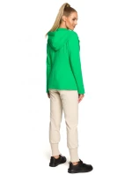 M691 Blejzer s kapucňou a jedným gombíkom - čierny M691 Blejzer s kapucňou a jedným gombíkom - čierny