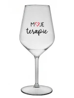MOJE TERAPIE - čirá nerozbitná sklenice na víno 470 ml MOJE TERAPIE - čirá nerozbitná sklenice na víno 470 ml
