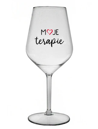 MOJE TERAPIE - čirá nerozbitná sklenice na víno 470 ml MOJE TERAPIE - čirá nerozbitná sklenice na víno 470 ml