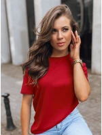 MAYLA dámske tričko červené FashionStreet RY2210 MAYLA dámske tričko červené FashionStreet RY2210