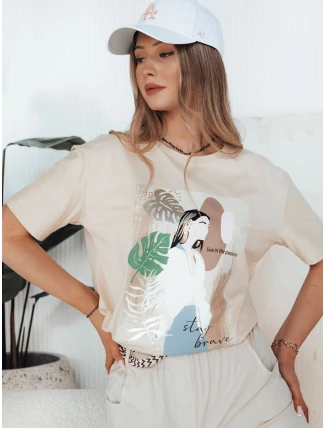 Dámske broskyňové tričko BRAVIS FashionStreet RY2618