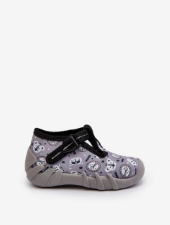 Wygodne Kapcie Dziecięce BEFADO 110N488 Szare