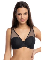Polovystužená dámska podprsenka semi soft BS 1124 Hera čierna - Gaia Polovystužená dámska podprsenka semi soft BS 1124 Hera čierna - Gaia