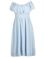 Dámske šaty SB247 svetlomodré - Karko
