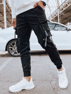 Pánske bojové nohavice čierne FashionStreet UX4214