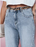 Dámske džínsové nohavice mom fit s opaskom CASUALJIN FashionStreet UY2351 Dámske džínsové nohavice mom fit s opaskom CASUALJIN FashionStreet UY2351