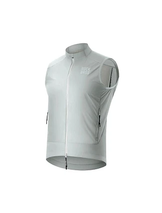 Rockbros vetruodolná vesta YDMJ003 jar/jeseň veľkosť XXL - biela/sivá