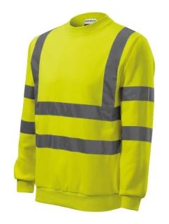 Unisex mikina HV Essential (fluorescenčná žltá)