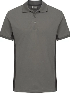 Promodoro 4590 Unisex pracovné polo s kontrastnými prvkami – EXCD 40.4590 oceľovo šedá/antracitová