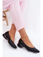 Baleríny Na Nízkém Podpatku Vinceza 62280 Černé
