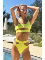 Dámske plavky Malibu Cut Out Bikini Lime - Hugz