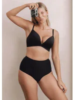 Mefemi Amelia push-up podprsenka s kosticami Čierna Mefemi Amelia push-up podprsenka s kosticami Čierna