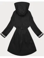 Dámska tenká parka s kapucňou BH Forever čierna (BH-2403)