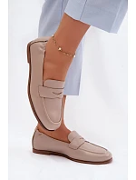 Mokasíny z prírodnej kože Vinceza Beige Mokasíny z prírodnej kože Vinceza Beige