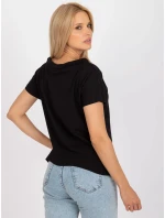 Blúzka LA BZ B684.08 čierna Blúzka LA BZ B684.08 čierna