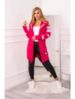 Fuchsiový plášť s nápismi Fuchsiový plášť s nápismi
