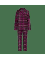 Dámske pyžamo typu boyfriend PW 01 X Checks – červené – TRIUMPH Dámske pyžamo typu boyfriend PW 01 X Checks – červené – TRIUMPH