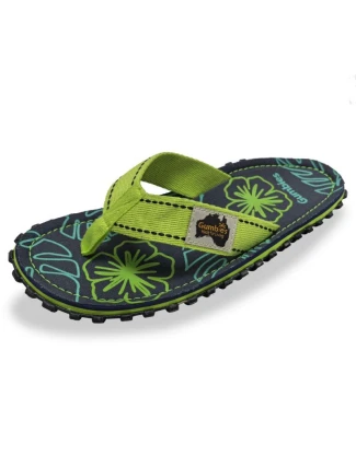 Žabky Gumbies Islander Lime Hibiscus GU-FFISL148