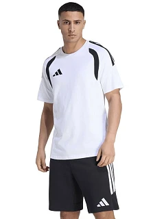 Pánske tričko adidas Tiro 26 League Tee white and black KC3698 pánske