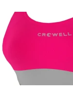 Dámske jednodielne plavky Katie Dark Pink with Grey - Crowell