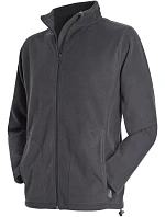 Stedman Fleece Jacket Men Pánska fleecová bunda 05.5030 grey steel