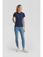 Fruit of the Loom Lady-Fit 65/35 Polo Dámske piqué polo 16.3212 tmavomodrá