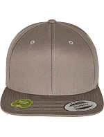 Flexfit 6089OC 6-panelová snapbacková čiapka z organického materiálu 55.89OC, svetlosivá Flexfit 6089OC 6-panelová snapbacková čiapka z organického materiálu 55.89OC, svetlosivá