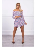 Béžová kvetinová sada