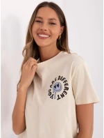 Tričko D12022AC02645E light beige