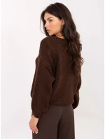 Jumper MI SW 0309.89 tmavohnedý