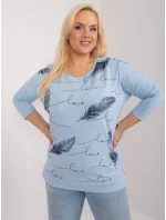 Blúzka RV BZ 9433.81 svetlomodrá Blúzka RV BZ 9433.81 svetlomodrá