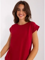 Tričko RV TS 4833.00X burgundy