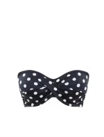Dámske plavky Anya Riva Spot Bandeau Navy/Vanilla Top SW1453 - Panache