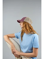 Atlantis Headwear Teon 6-panelová čiapka Vintage Trucker 33.0303 bordová/khaki Atlantis Headwear Teon 6-panelová čiapka Vintage Trucker 33.0303 bordová/khaki