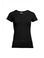 Promodoro 3086 Dámske tričko Slim Fit s výstrihom do V 40.3086 čierne Promodoro 3086 Dámske tričko Slim Fit s výstrihom do V 40.3086 čierne