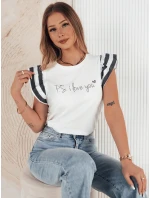 Dámske tričko AMOURI white FashionStreet RY2414 Dámske tričko AMOURI white FashionStreet RY2414