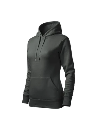 Malfini Cape Free W MLI-F1467 tmavá khaki mikina