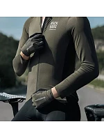 Cyklistické rukavice Rockbros 16110006002 tlmenie veľkosť M - zelená/čierna