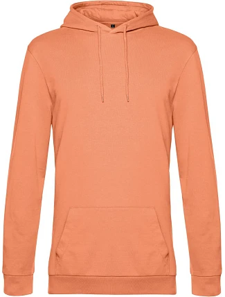 B&C #Hoodie Pánska mikina s kapucňou 01.U03W melónovo oranžová