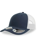 Atlantis Headwear Zion 5-panelová truckerová čiapka 33.0120 tmavomodrá/biela Atlantis Headwear Zion 5-panelová truckerová čiapka 33.0120 tmavomodrá/biela