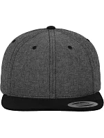 Flexfit 6089SU/6089CH 6-panelová snapbacková čiapka „Suede“ 55.689S čierna/čierna Flexfit 6089SU/6089CH 6-panelová snapbacková čiapka „Suede“ 55.689S čierna/čierna